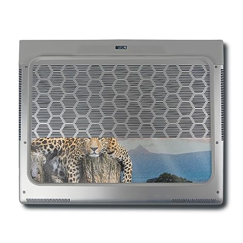 Image of MightySkins Glossy Glitter Skin Compatible with Alienware X16 R1 (2023) Full Wrap Kit - Chill Leopard | Protective, Durable High-Gloss Glitter Finish | Easy to Apply & Change Styles | Made in The USA