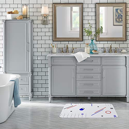 Tapis de bain facile à nettoyer pour sol glissant de salle d'eau - 4