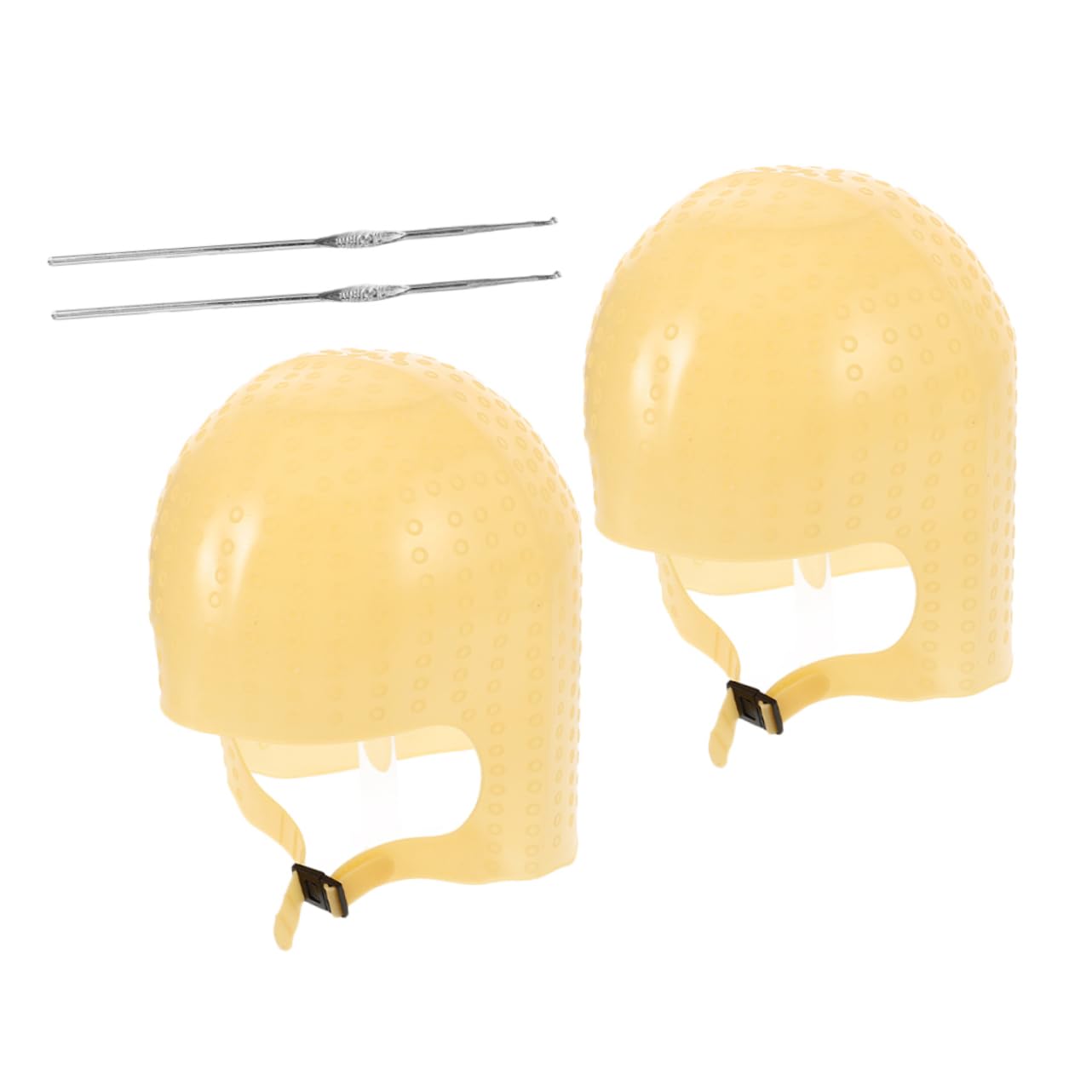 Healeved Pack Reusable Silicone Highlighting Cap Hooks for Hair Coloring for Home Salon
