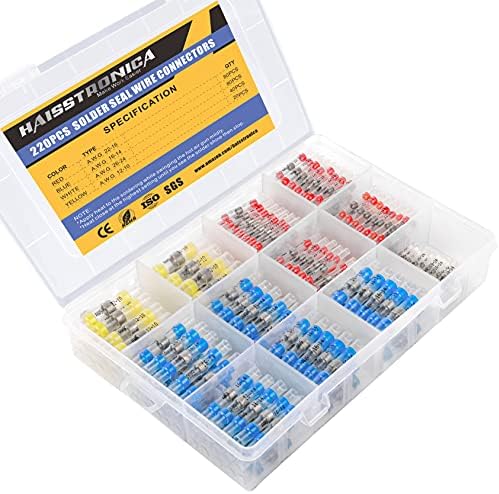 Kuject 120PCS Solder Seal Wire Connectors