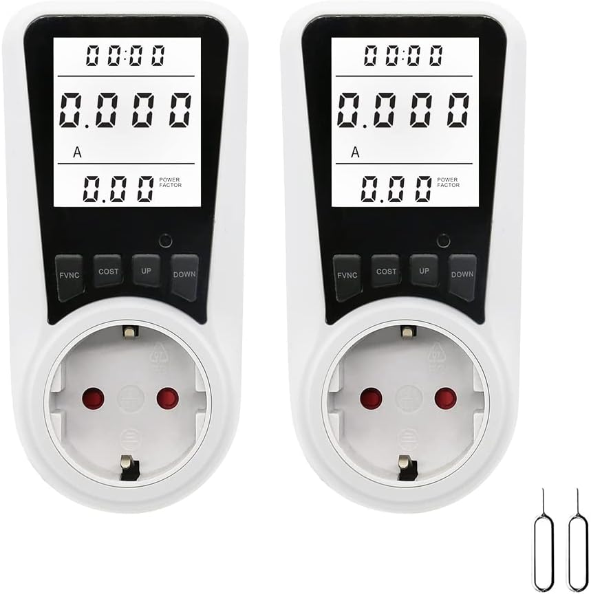 Stromzähler Für Steckdose - Energiekostenmessgerät Mit Überlastschutz
