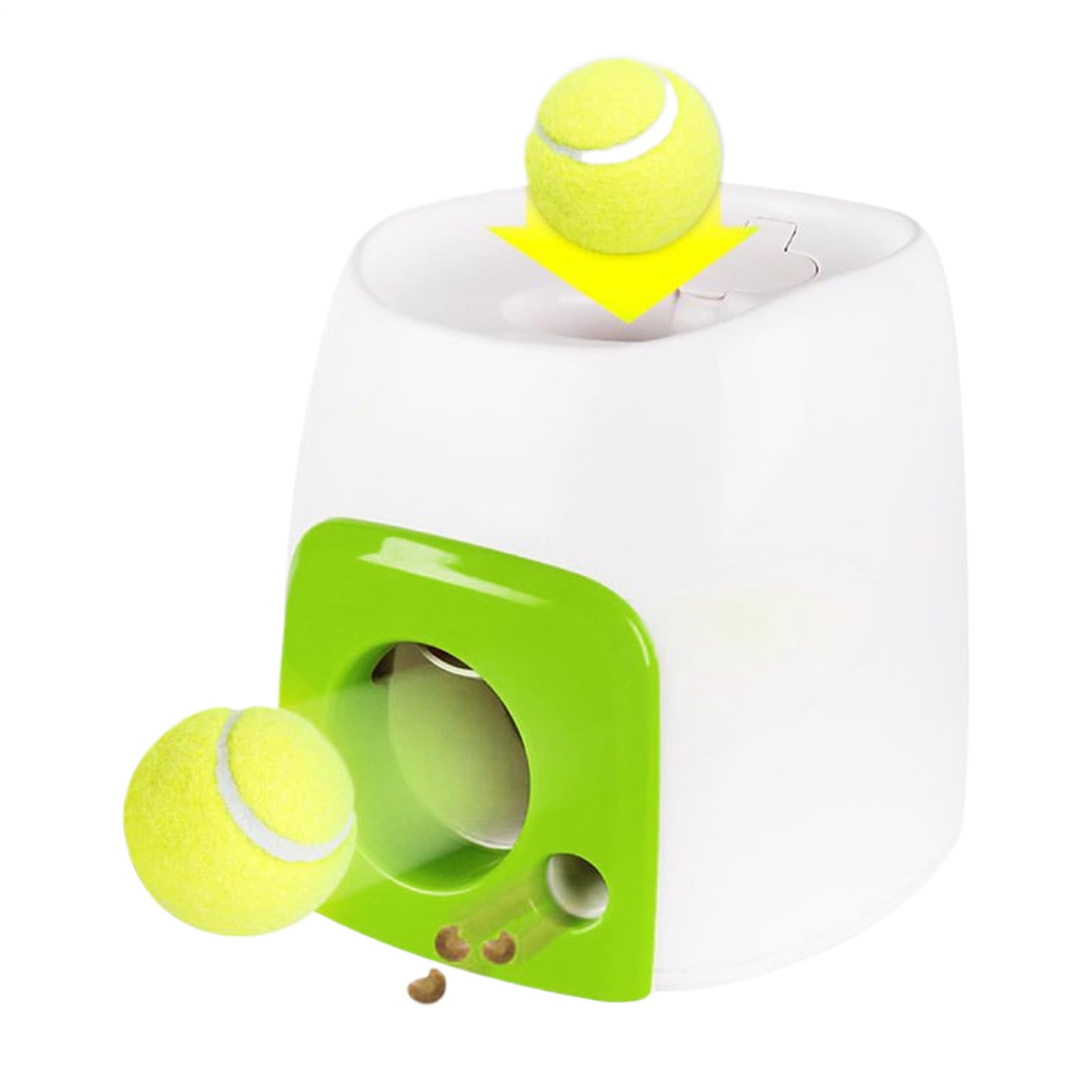 Lancement Automatique de Balle pour Chiens | Lanceur de balles pour Petits Chiens, interactifs récompense pour rapporter Le Rouleau d'activités Amusantes
