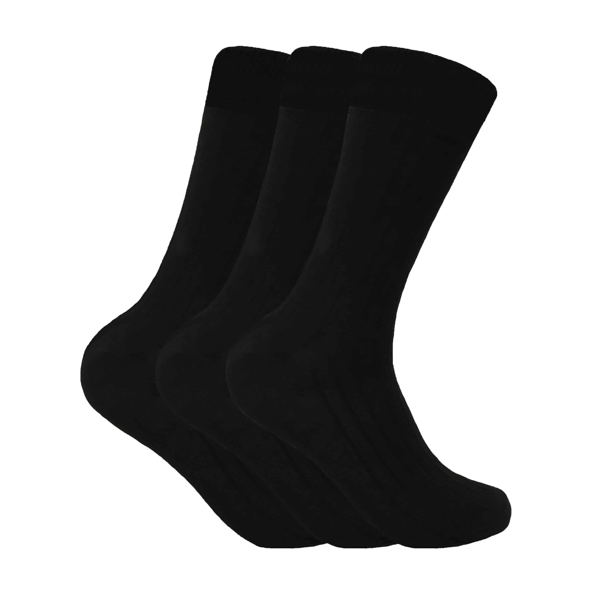 Sock Snob Men's Wool Blend Hiking Socks - Black - Size 6-11