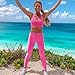 YOLIX Workout Leggings for Women - High Waisted Yoga Pants Tummy Control Compression for Running Pink