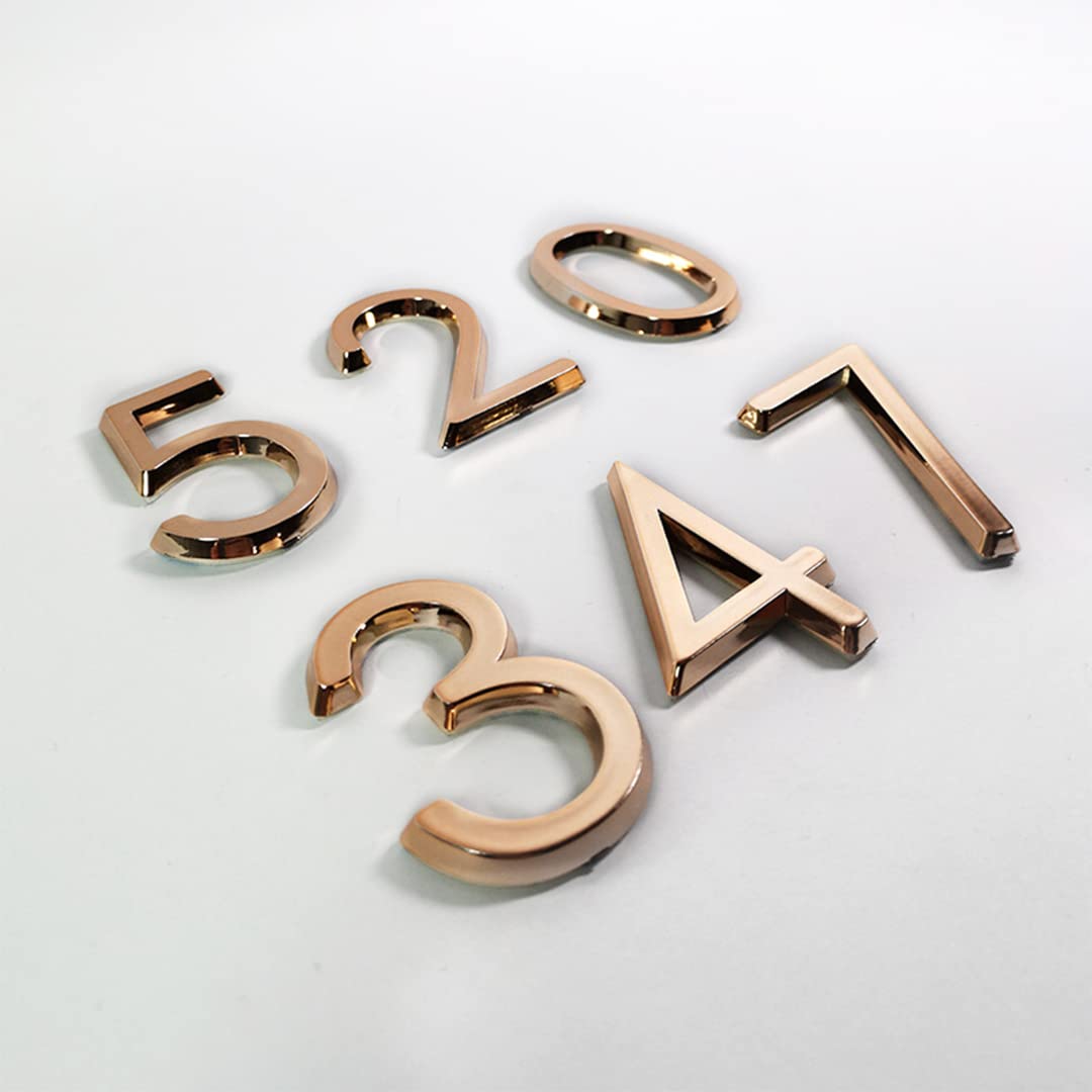 Zayookey Numéros De Boîte Aux Lettres Autocollants - Numéro De