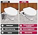 Hifor RV Bidet, Camper Toilet Bidet Tushy Bidet Seat Attachment | Dual Nozzles, Adjustable Water Pressure, Self-Cleaning, Non-Electric | Ideal for Camper and Motorhome