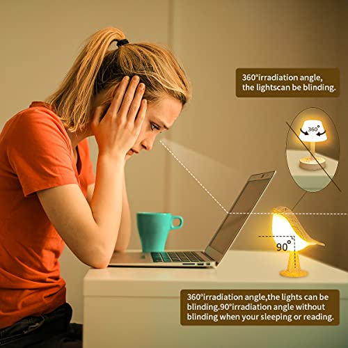 Xhope4U Small Cordless Led Table Lamp Touch Sensor, Bedside Lamp Night Light With Touch Dimmer,3 Level Brightness Nightstand Lamps, Rechargered Desk Lamp For Bedroom, Home, Office, College Dorm Room #TOP2