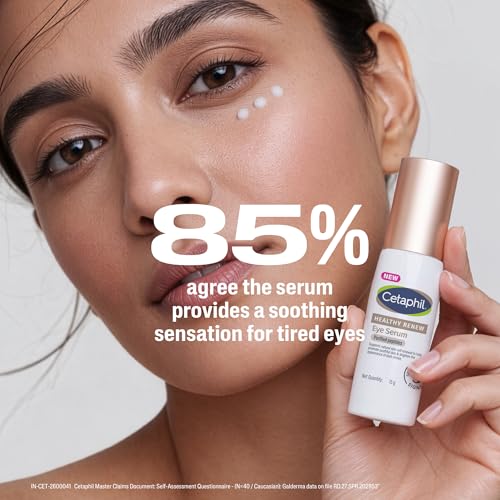 Image of Cetaphil Healthy Renew Anti-Ageing Eye Serum 15 g | Lightweight Gel for Dark Circles, Fine Lines & Puffiness, Hydrating Eye Treatment