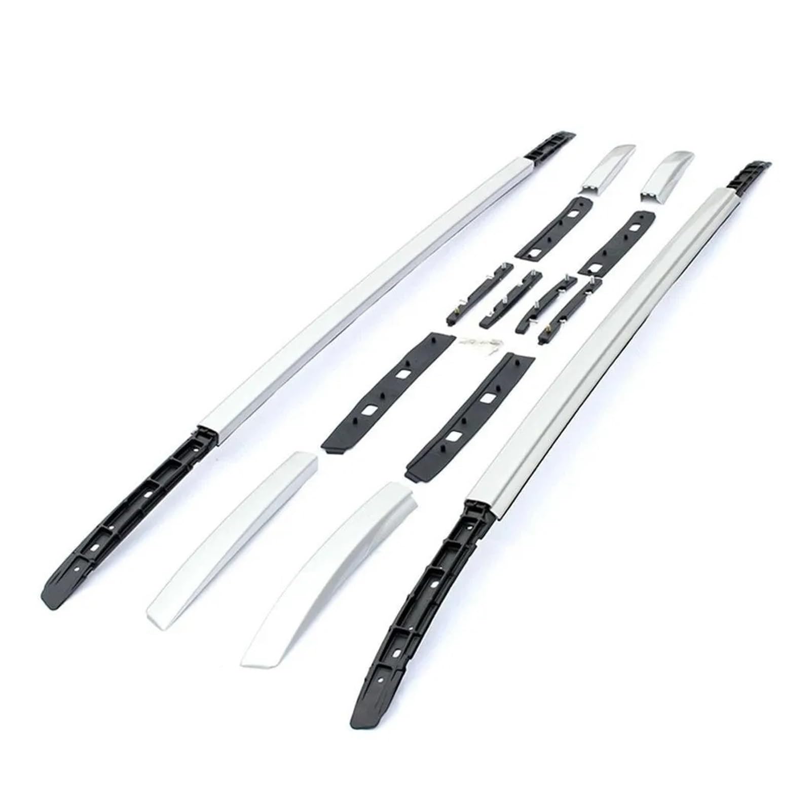 Barras Techo 2 Barras Transversales Techo Portaequipajes Aluminio Plateado para Mitsubishi para ASX para Outlander para Sport RVR 10-22 Portaequipajes Barras