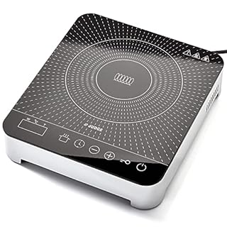 Judge Portable Electric Induction Hob - Single Plate, 2000W, 10 Temperature Settings with Timer