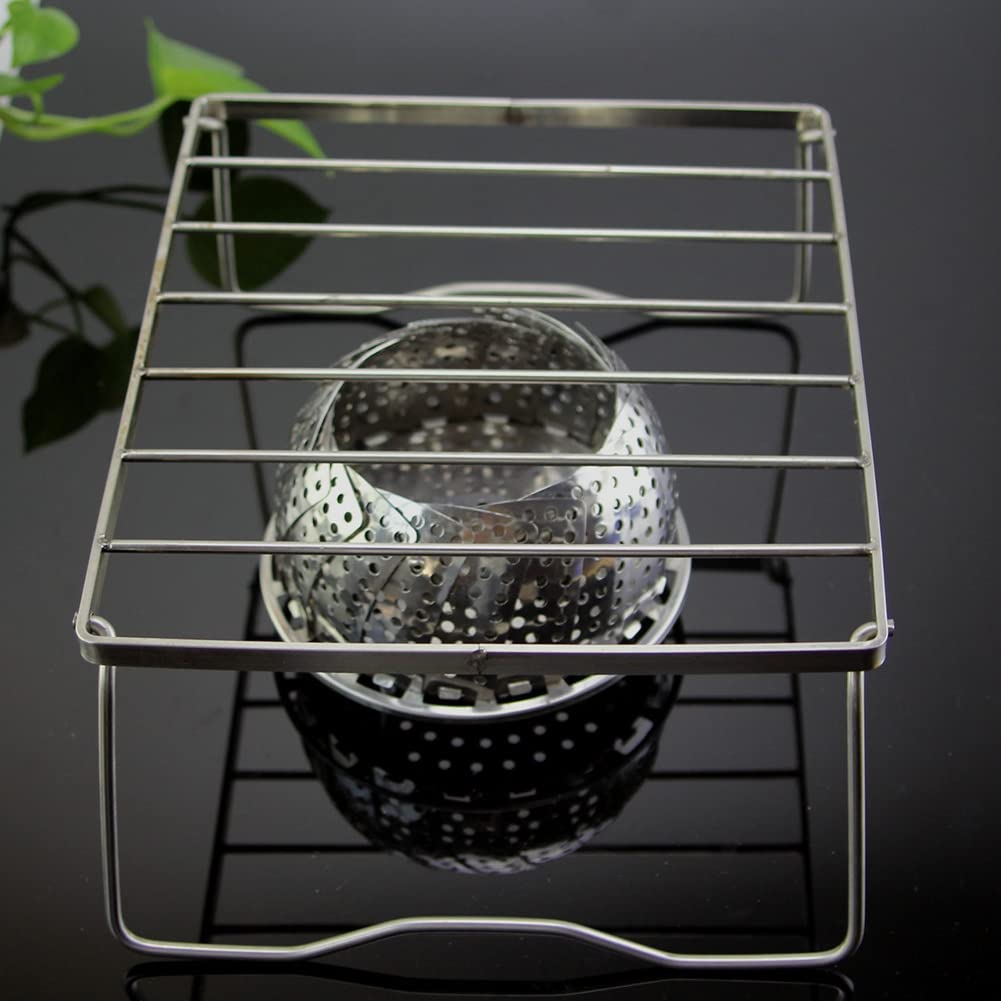 Griglia Di Raffreddamento In Acciaio Inox Da 25 Cm | Per Forno, Cottura E Sgocciolatura - Foto 5