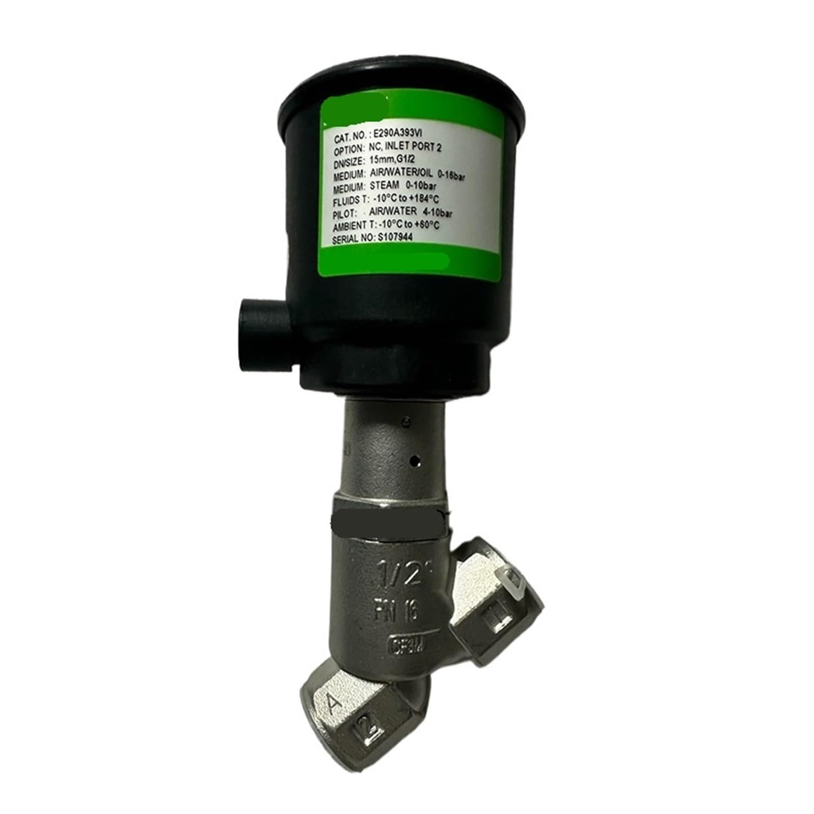 LEOTNNDQ E290A393VI G1/2 Angle Seat Valve