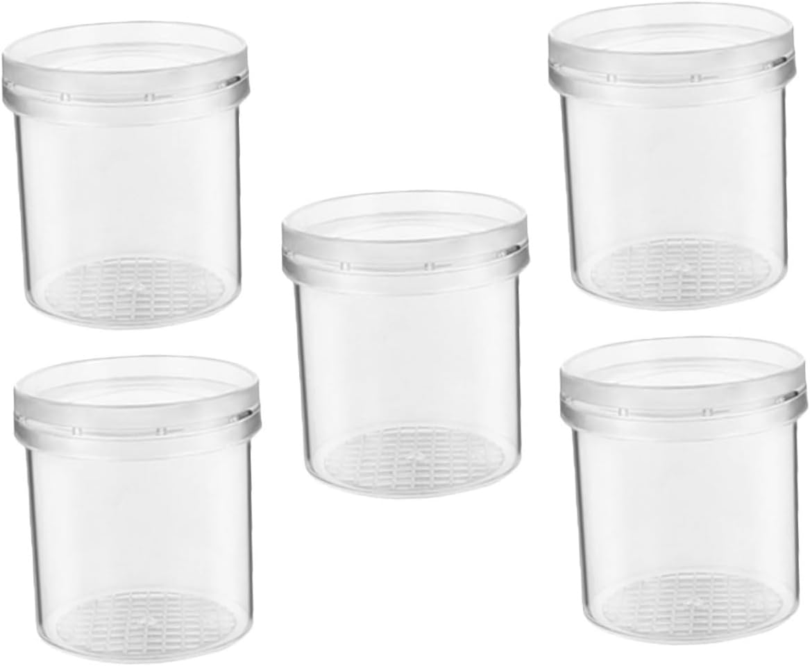 5pcs Insect Observation Jars Outdoor Multi-Function Containers for Boys and Girls Nature Exploration and Collecting Activities