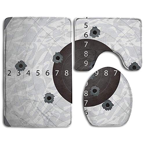 NEWpapa Military Gun Bullet Holes On Paper Target Army Weapon Danger Violence Themed