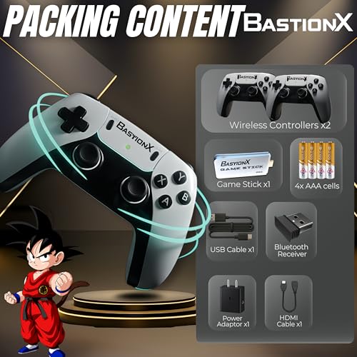 Image of [2026] Ultimate Retro Game - Preloaded Video Game for TV with Wireless Controllers - True Plug & Play HDMI HD Graphics (Pro Edition s)
