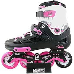 Patines Krf Angel KRF The New Urban Concept KRF Patin Angel 4x80 Rosa/Blanco/Negro, Adultos Unisex, 37