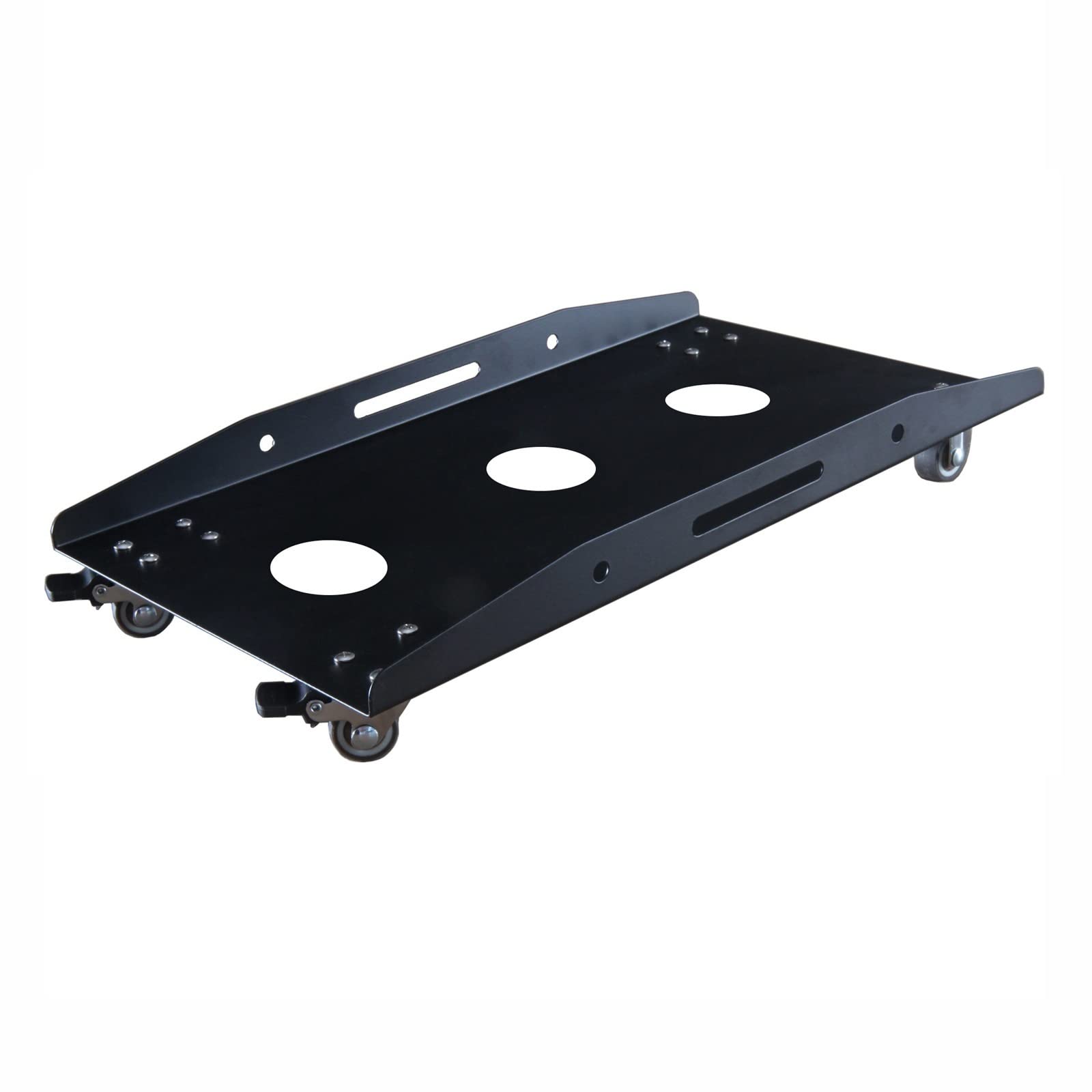 Soporte for CPU, Torre de PC, Arena Debajo del Escritorio, Carrito de Metal, Funda móvil con Ruedas de Bloqueo, elevación Que se Adapta a la mayoría de los Juegos(Black)