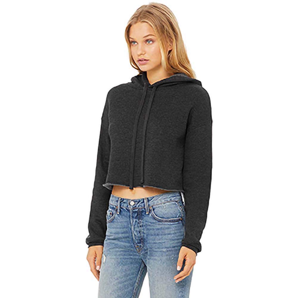 Bella Canvas Kobiety/damska bluza z kapturem z nadrukiem polarowym