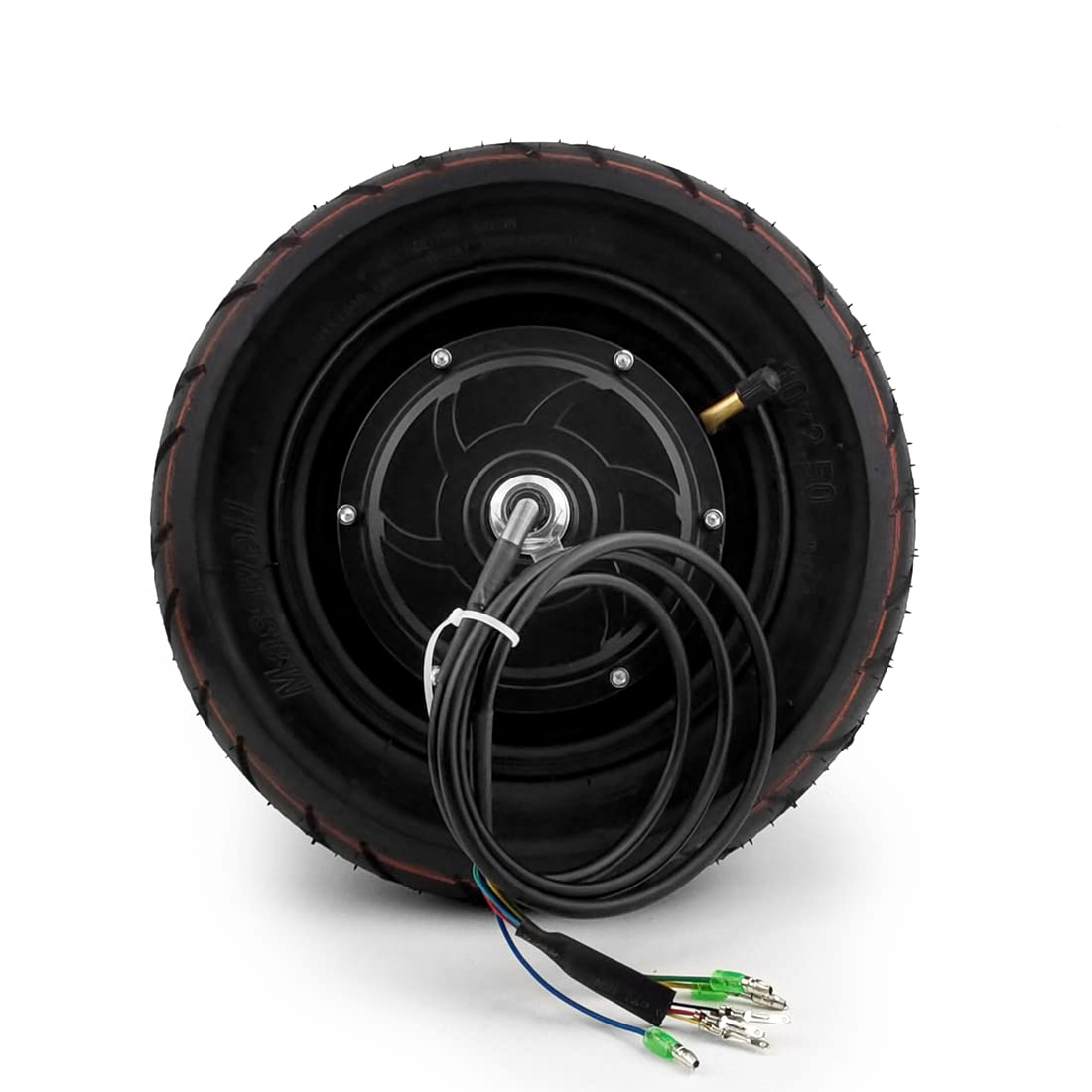 Bezprzekładniowy 350 W, 25 cm, ultracienki bezszczotkowy silnik w piaście, 10 x 2,50, koło napędu opony, rozmiar otwarte, 85 mm, do skutera elektrycznego 10 cali, 48 V