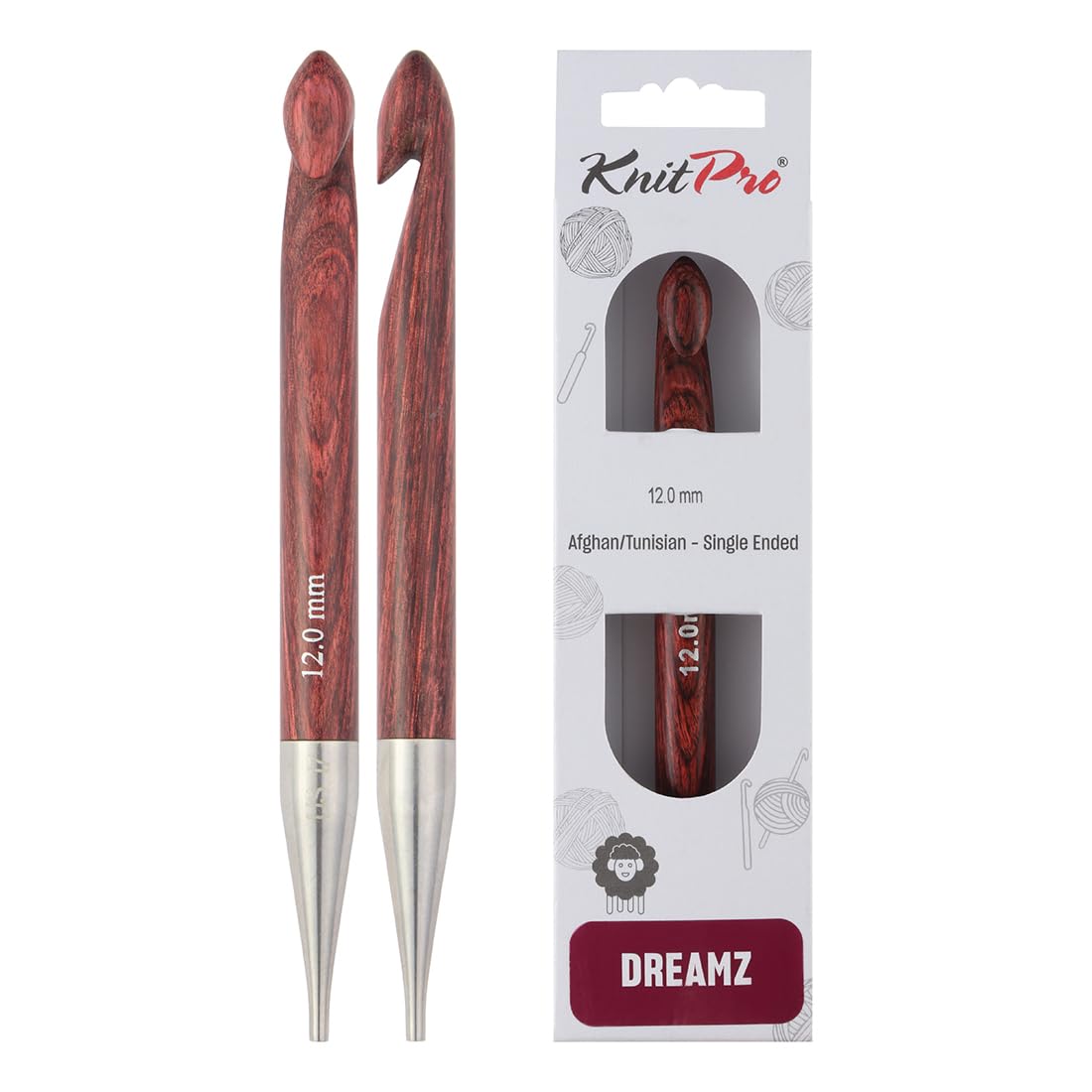 KnitPro Dreamz Afghan/Tunisian Crochet Hook | Size 12.00mm
