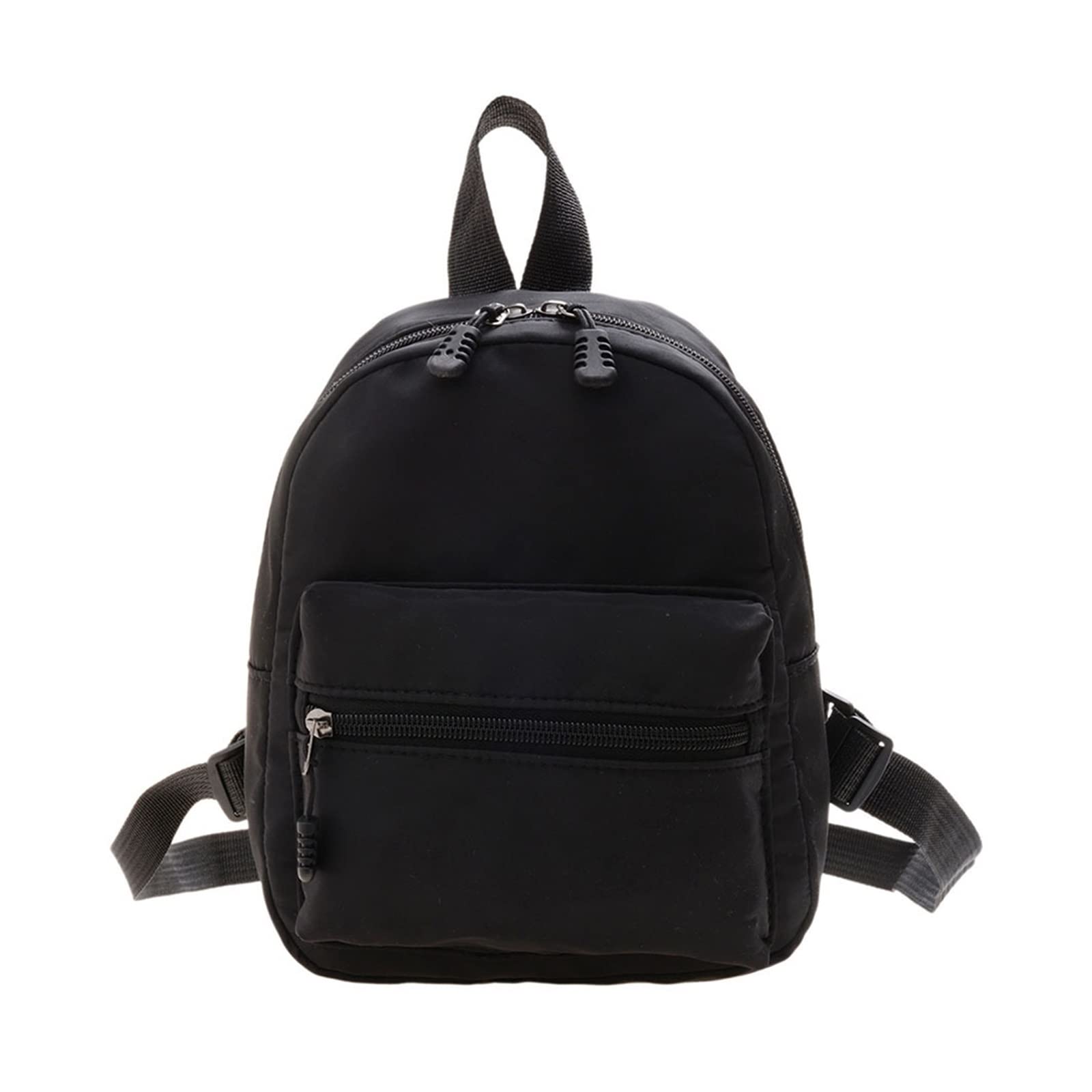 ZUMLED Personal Item Bag, Leisure Nylon Backpack, Solid Backpack, Style, School Travel Designer (Color : Hortel�)