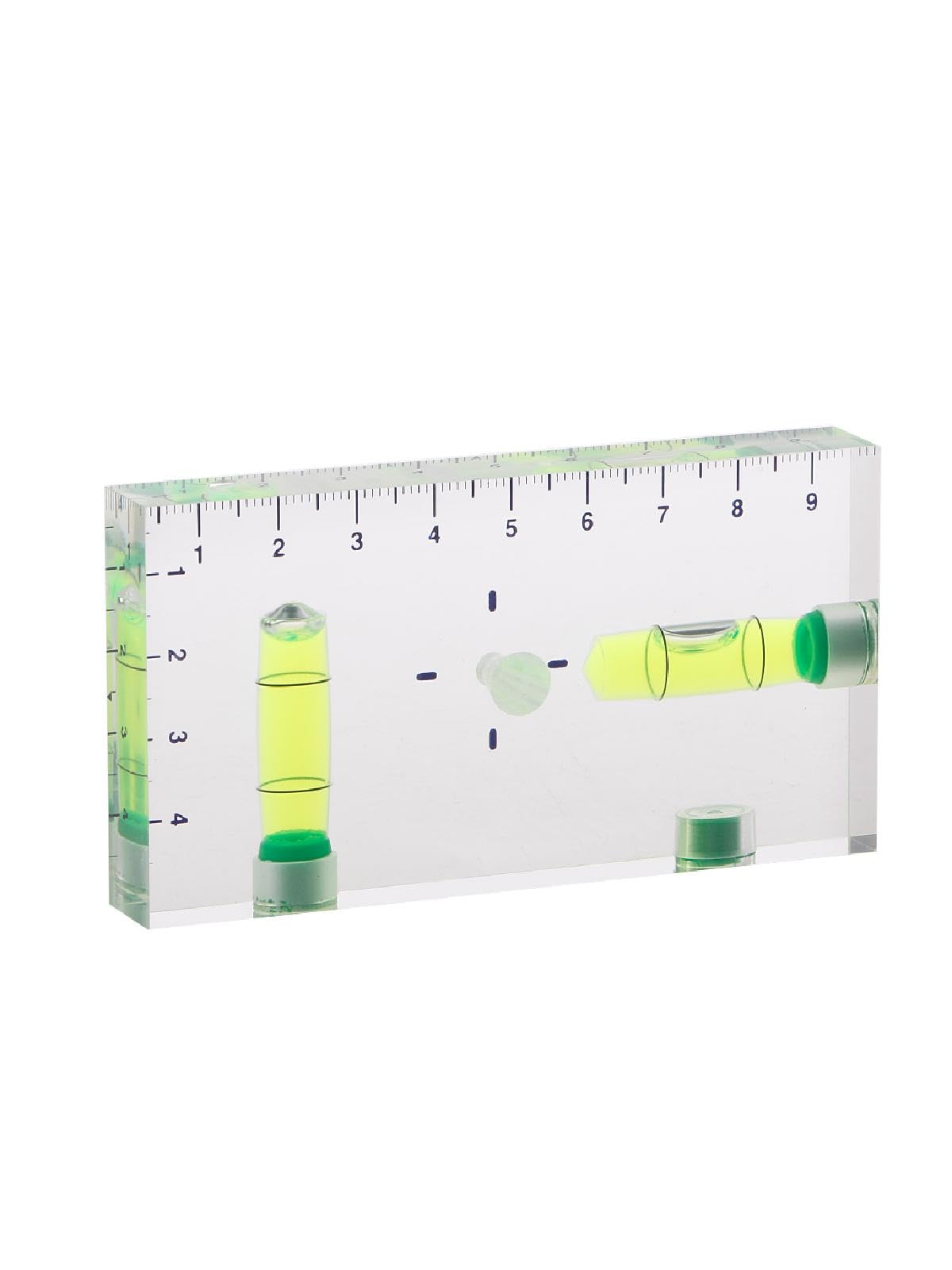 Niveau à Bulle Magnétique Transparent Bidirectionnel Haute Précision - Mini Niveau 95mm