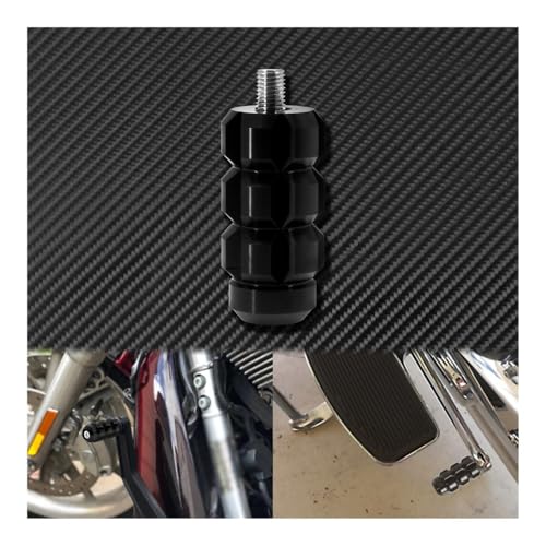 Repose-Pieds Moto Noirs avec Pédale de Changement de Vitesse Dyna