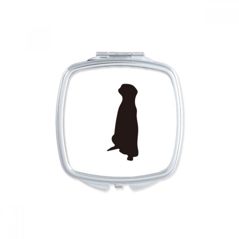 Miroir carré Noir Ciraffe Mignon pour corriger son maquillage partout