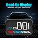Produktbild SWOO CAR 3.5  M7 Auto Head Up Display Full HD HUD OBD GPS LED Armaturenbrett Projektor Geschwindigkeit Warnsystem Kompatibel mit allen Autos/Plug & Play (M7)