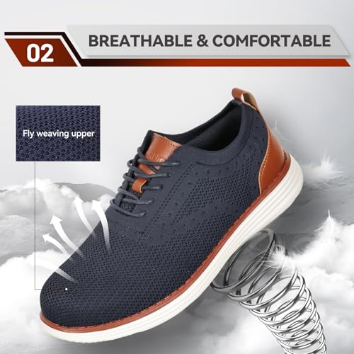 Image of Steel Toe Shoes for Men Lightweight Safety Tennis Shoes Work Sneakers | Oxfords, Breathable, Arch Support, Casual Dress Safety Shoes, Indestructible, Running, Factory