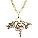 Whimsical Gifts Christmas Charm Necklace in Gold