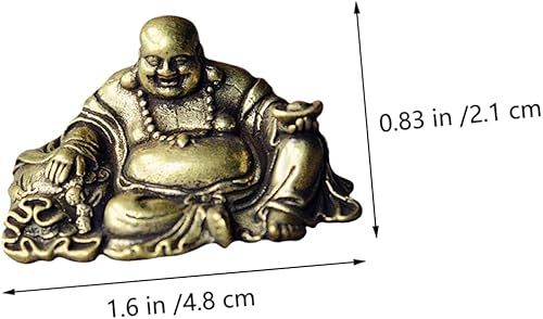 Miniatura 2 de 2 pcs Sculpture for Decoration New Tabletop Figurines Statue Meditation Maitreya Lucky Decorations Golden Outdoor Hand and