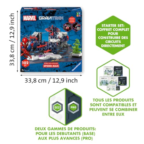 Ravensburger GraviTrax BASE Spider Man Action Set - vue 6