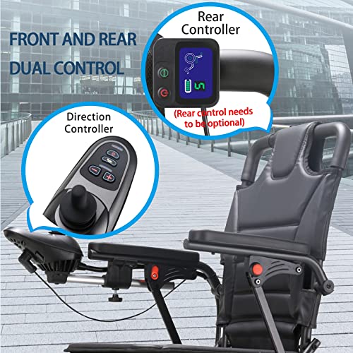 Power Wheelchair Lightweight Foldable, The World's Lightest Electric Wheelchair Weighs Just 30 Lb For Adults, Seniors, Elderly, Travel Power Wheelchair #TOP4