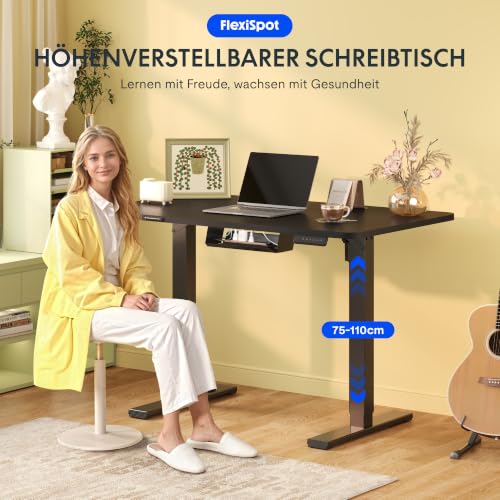 FLEXISPOT Höhenverstellbarer Schreibtisch Basic 100x60cm – Ansicht 2