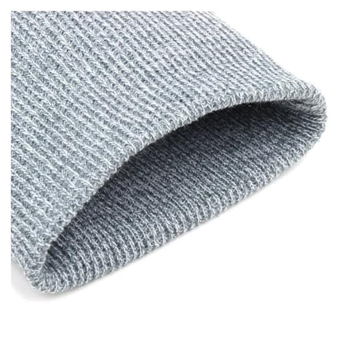 Gorros de punto para hombre y mujer gorro cálido de invierno casual 5