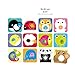Banana Panda Match The Baby Toddler Puzzles and Matching Activity - Set includes 12 Large 2-Piece Beginner Puzzles with Round Elements to Mix and Match - for kids ages 18 months and up