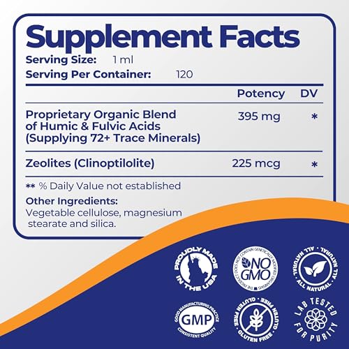 Mimi's Miracle Zeolites: Micronized Zeolite Supplement Liquid with 70 Trace Minerals - Supports Cell Restoration, Immune & Digestive Tract Health - (2 oz Bottle, 30 Day Supply) - Image 5