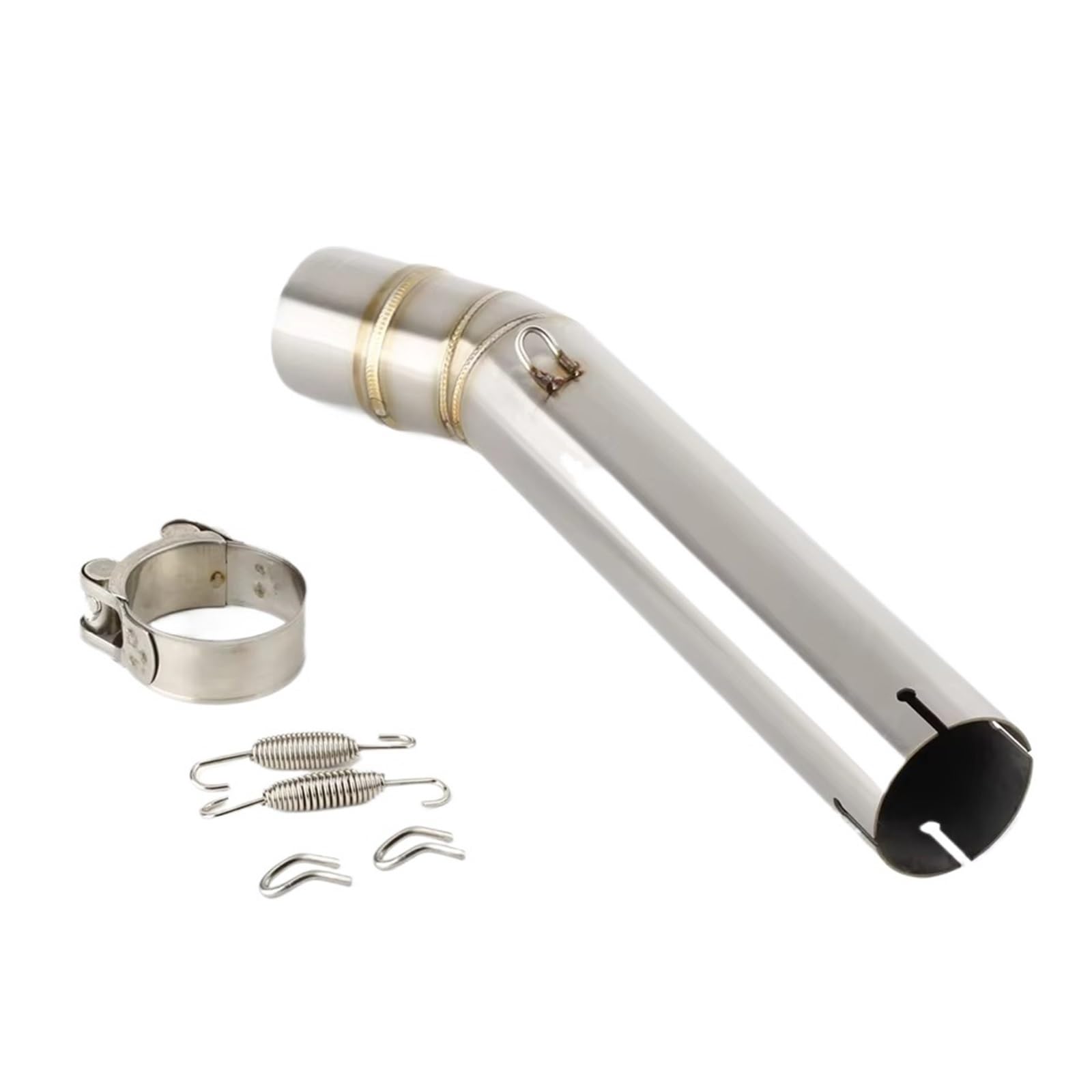 Échappement complet Tuyau D'échappement Moto Pour FZS600 Sans Lacet Silencieux Moyen Pour Yamaha Pour FZS 600 Pour Fazer 1998-2003