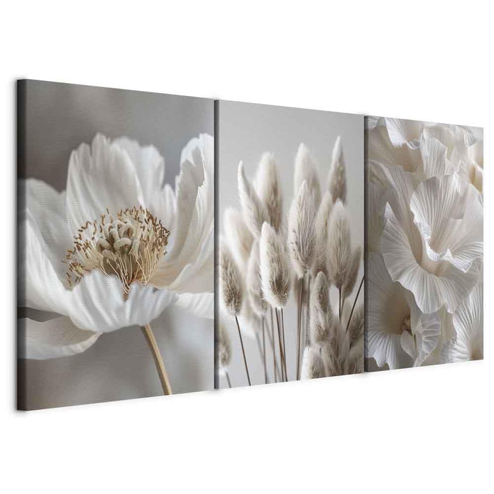 murando - Leinwandbild Set Struktur-Wandbilder 3er, 60x30 cm, 3-teilig