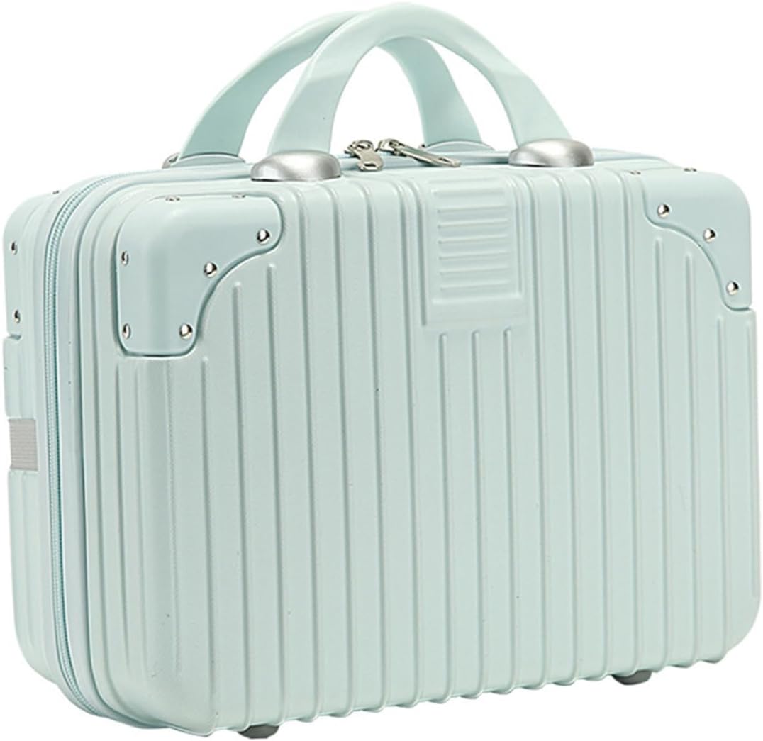 Capacity Vintage Makeup Case Cosmetic Storage Box for Travel Home Organization Easy Installation Suitcase Pull Rod for Makeup Sundry Items