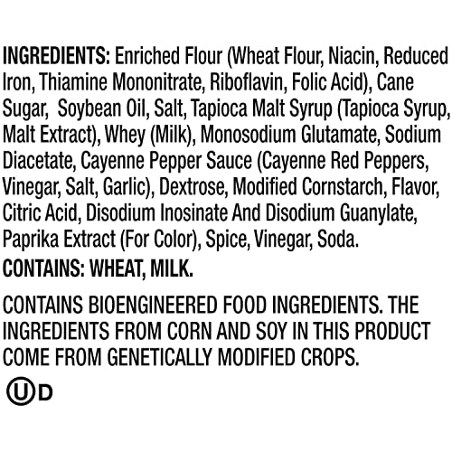 Image of Snack Factory Pretzel Crisps, Buffalo Wing, On-the-Go Bag, 3 Oz (Pack of 8)