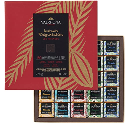 Valrhona Premium Dark Chocolate Squares Gift Box