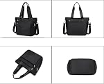 Sac à bandoulière femme Grand sac à main imperméable à l'eau de corps de corps , Multi poches Nylon sac de voyage avec longue sangle pour le quotidien, travail, achats
