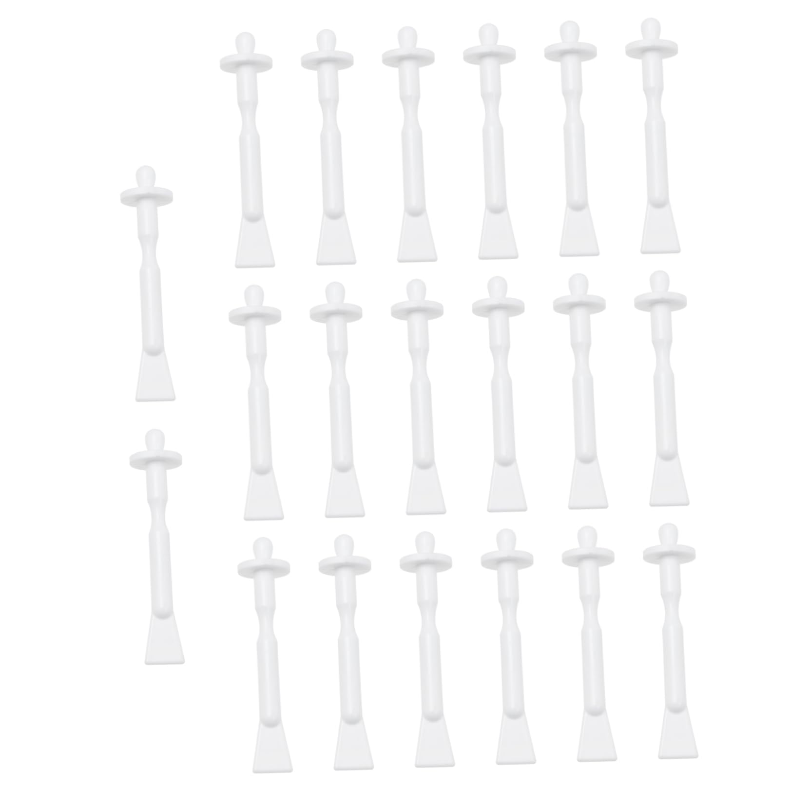 SOESFOUFU 30pcs Nose Hair Wax Applicators Pp Material Gentle No-burr Design for Daily Cleaning Removal