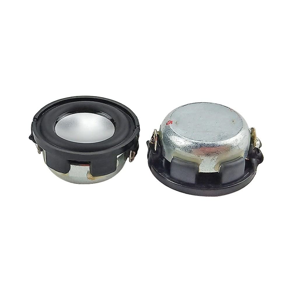 Element Tweeter 1inch Full Range Speaker Column 4ohm 2w Speaker DIY Mini Tweeter MId Bass Magnetic Bottom Speaker 2PCS