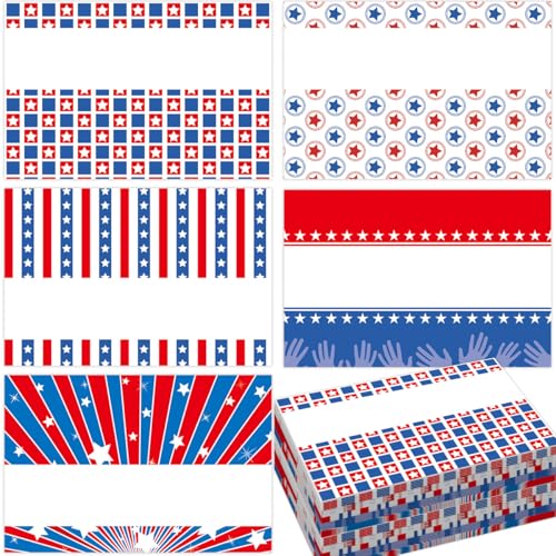 ceiba tree 120 Vote Postcards for Mailing White Red Blue Blank Patriotic Voting Post Cards Election...