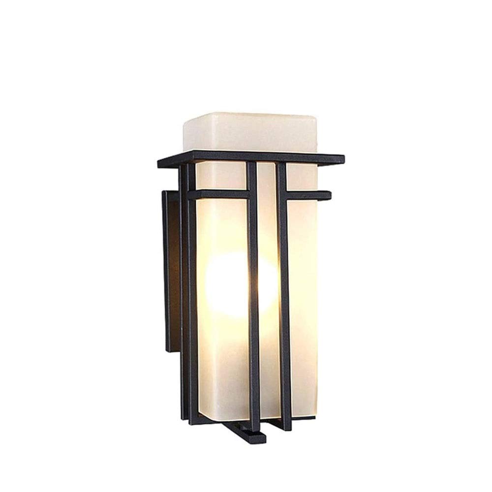 UDPOIUYT Outdoor Wall Lantern, Outdoor Wall Sconce E27(L)