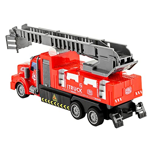 Carrinho Caminhão de Bombeiro C/ Controle Remoto Escala 1:36