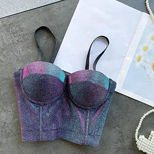 Women's Sexy Fashion Design Sense Small Vest Outer Corset Crop Top2